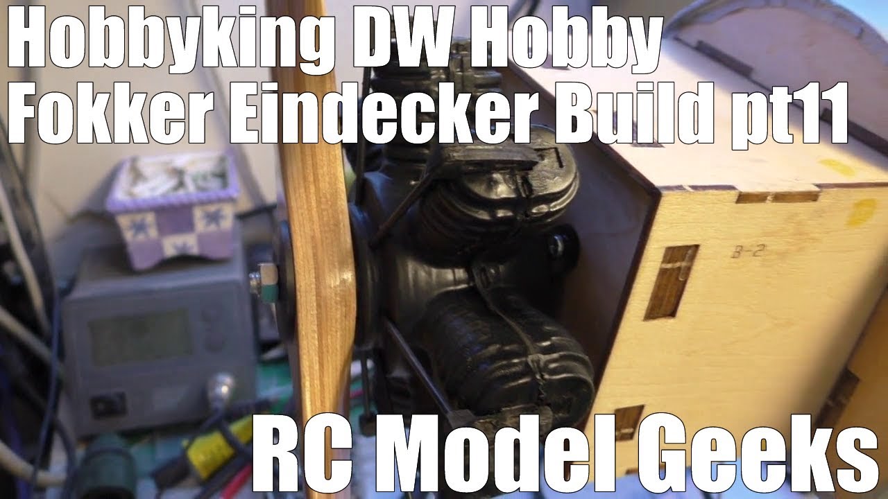 Hobbyking DW Hobby Fokker Monoplane Build PT11 RC Model Geeks