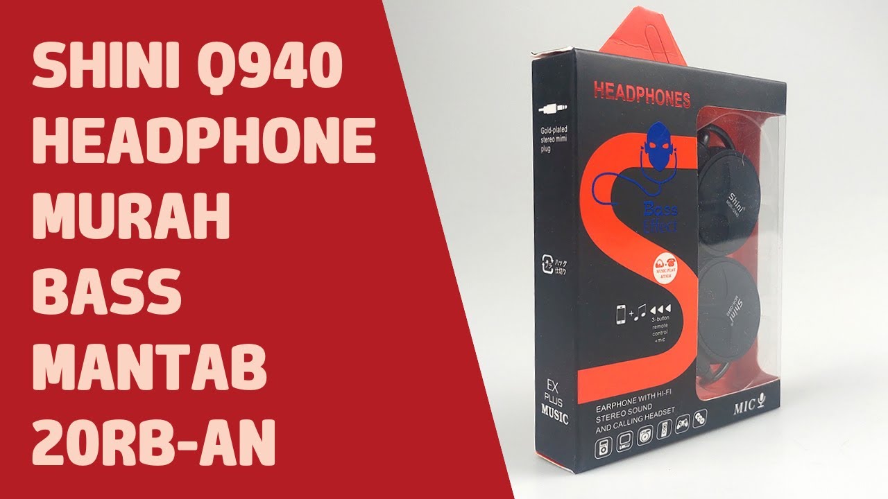 Shini Q940 on-ear Excelent Headphone Earhook Terbaru
