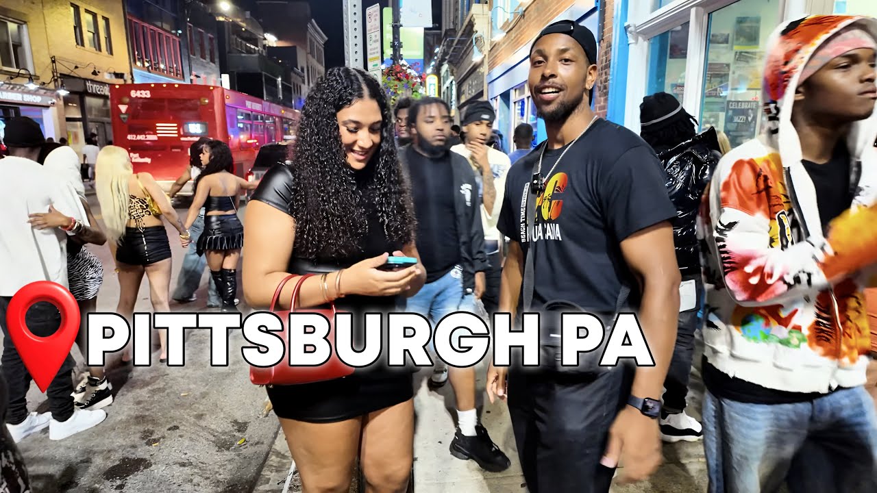 Nightlife on Pittsburgh East Carson..