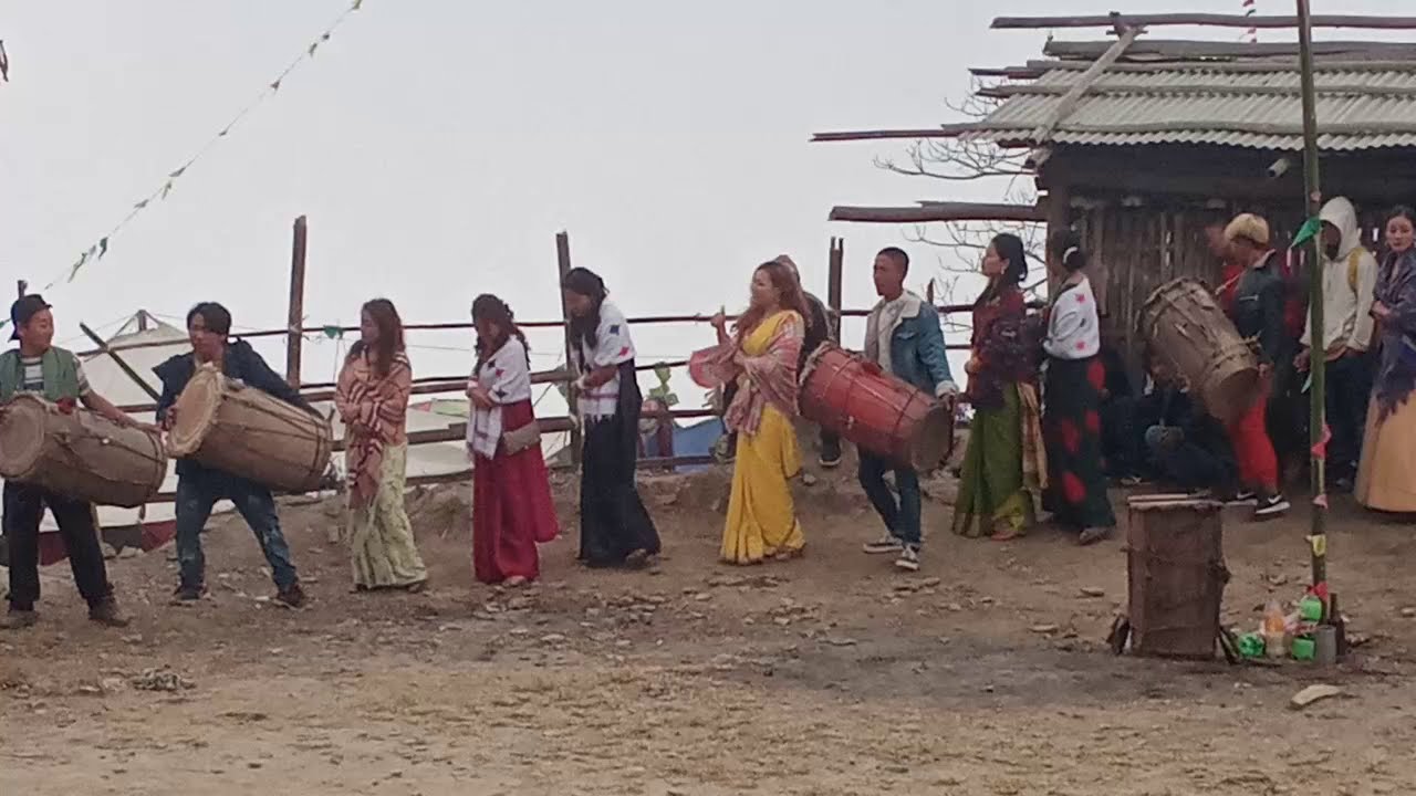 limbu cultural  wedding with chyabrung dance