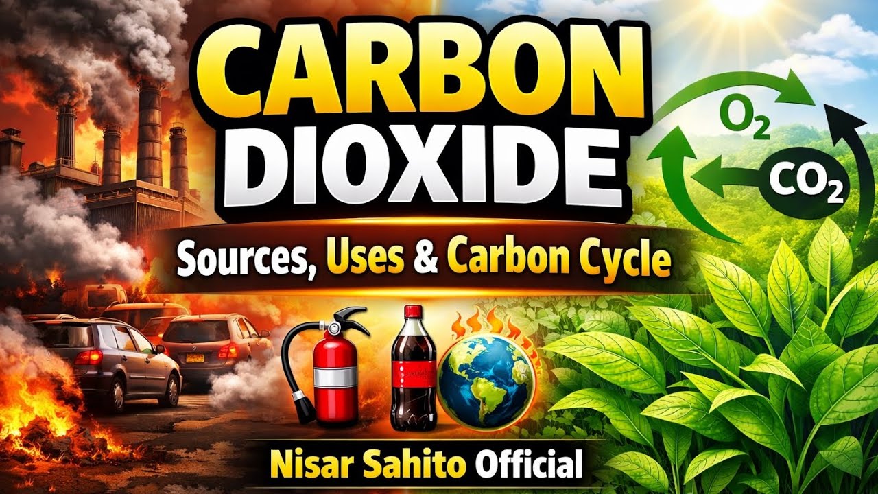 Carbon Dioxide sources, uses| Science JST Preparation | IBA Sukkur STS test 2026 #science #ibasts 