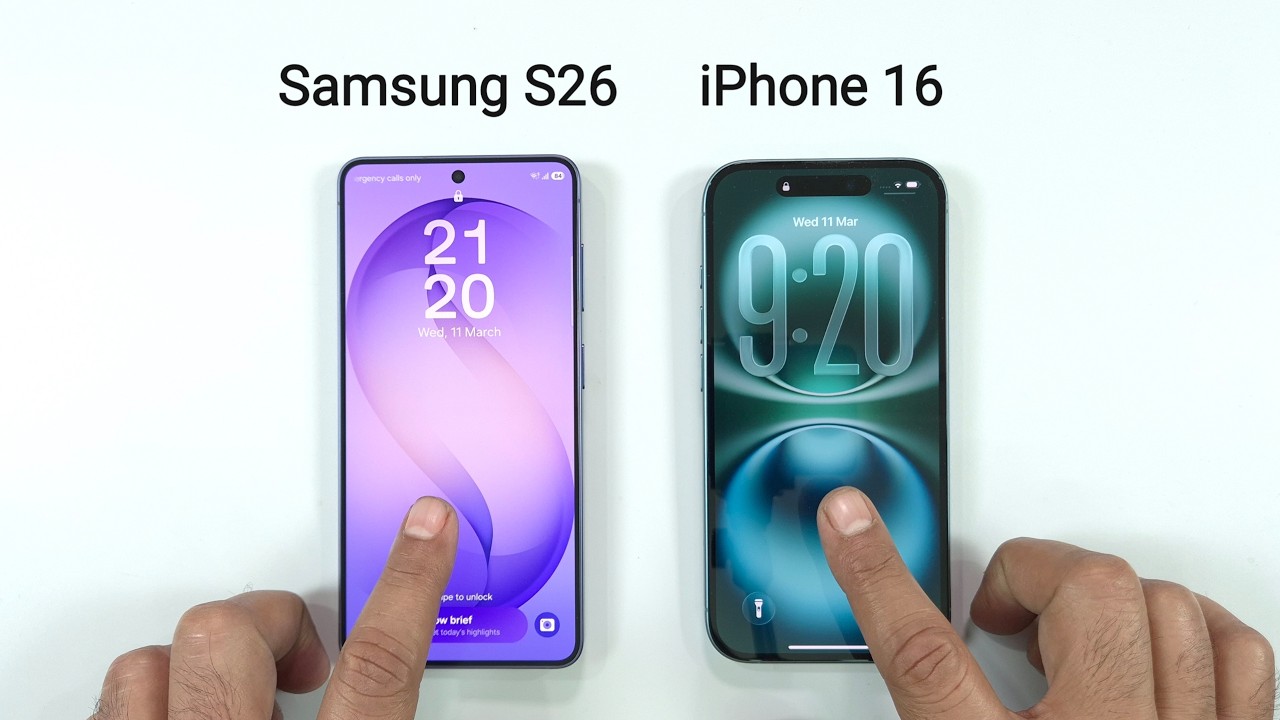 Samsung Galaxy S26 vs iPhone 16 - Speed Test