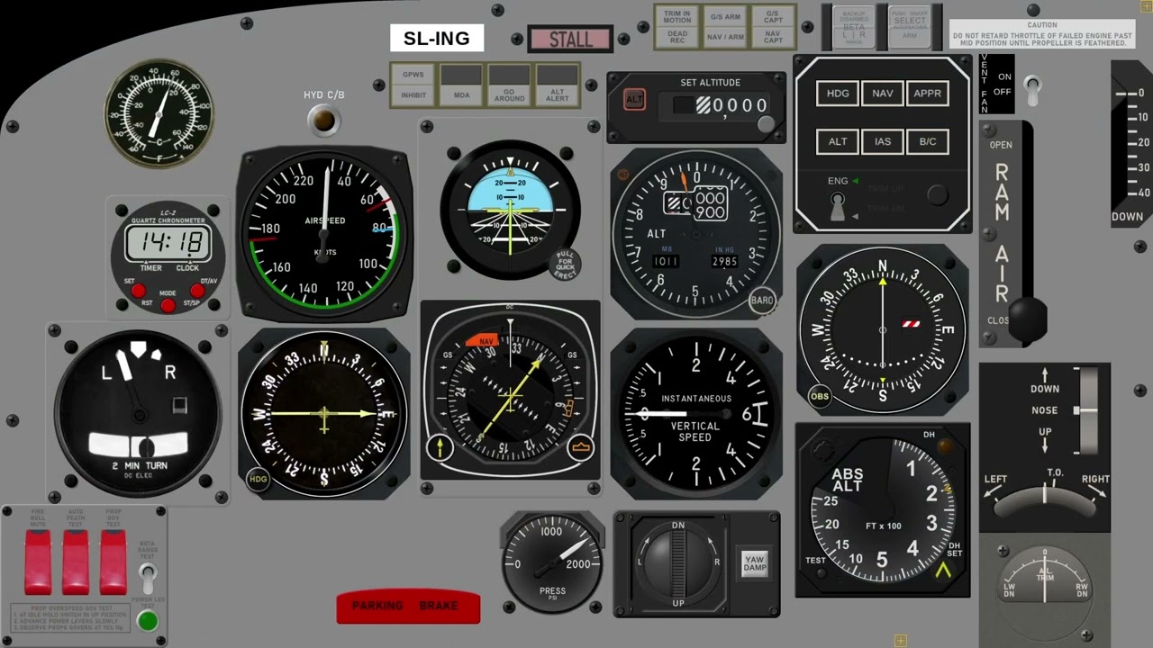 Twin Otter panel showcase