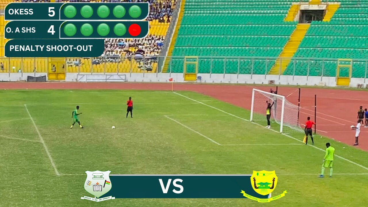 OKESS VS OKOMFO ANOKYE SHS - Full Penalty Shootouts🔥⚽️. Ashanti Regional Inter schools Milo Games