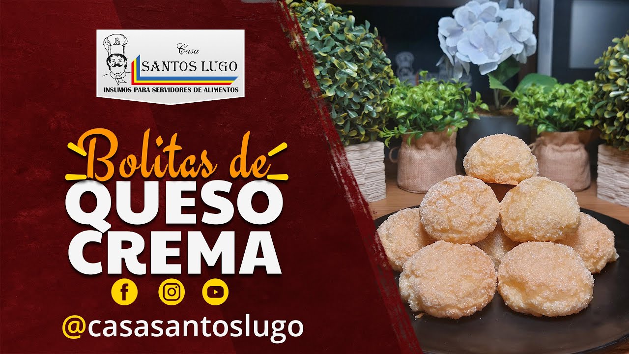 BOLITAS DE QUESO CREMA ⭐RECETA FÁCIL⭐
