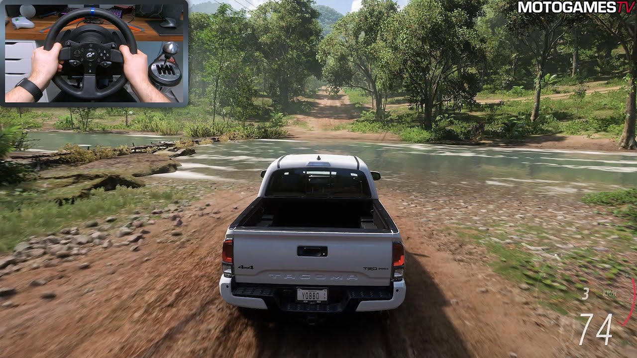 Forza Horizon 5 - 2019 Toyota Tacoma TRD Pro | Thrustmaster T300RS Gameplay