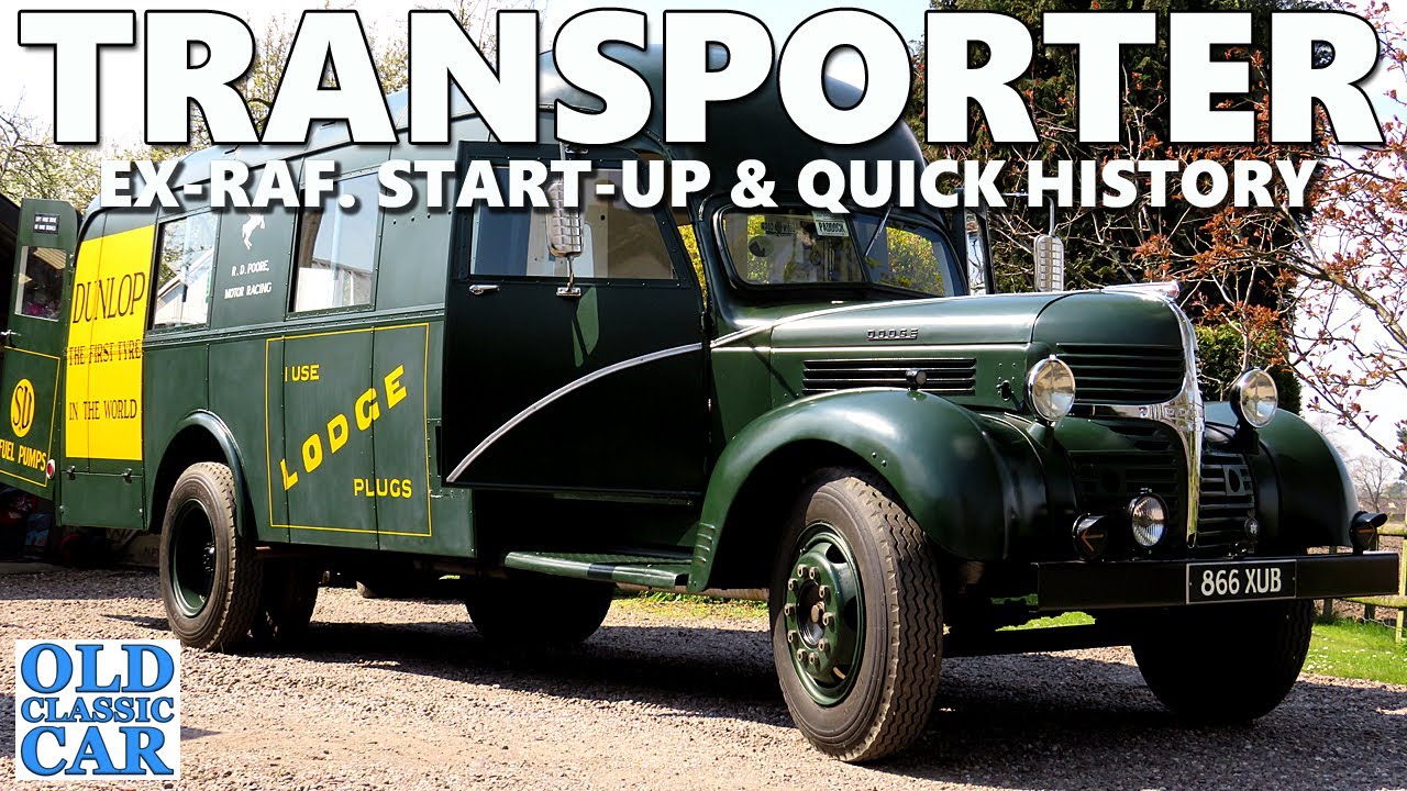 The old Dodge racing car transporter - engine start up & quick history | Alfa Romeo 8C-35