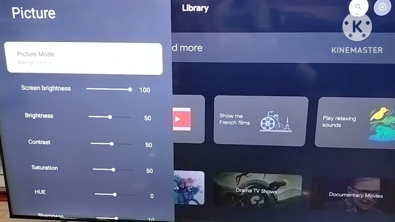 Google TV picture settings how to use♨️♨️