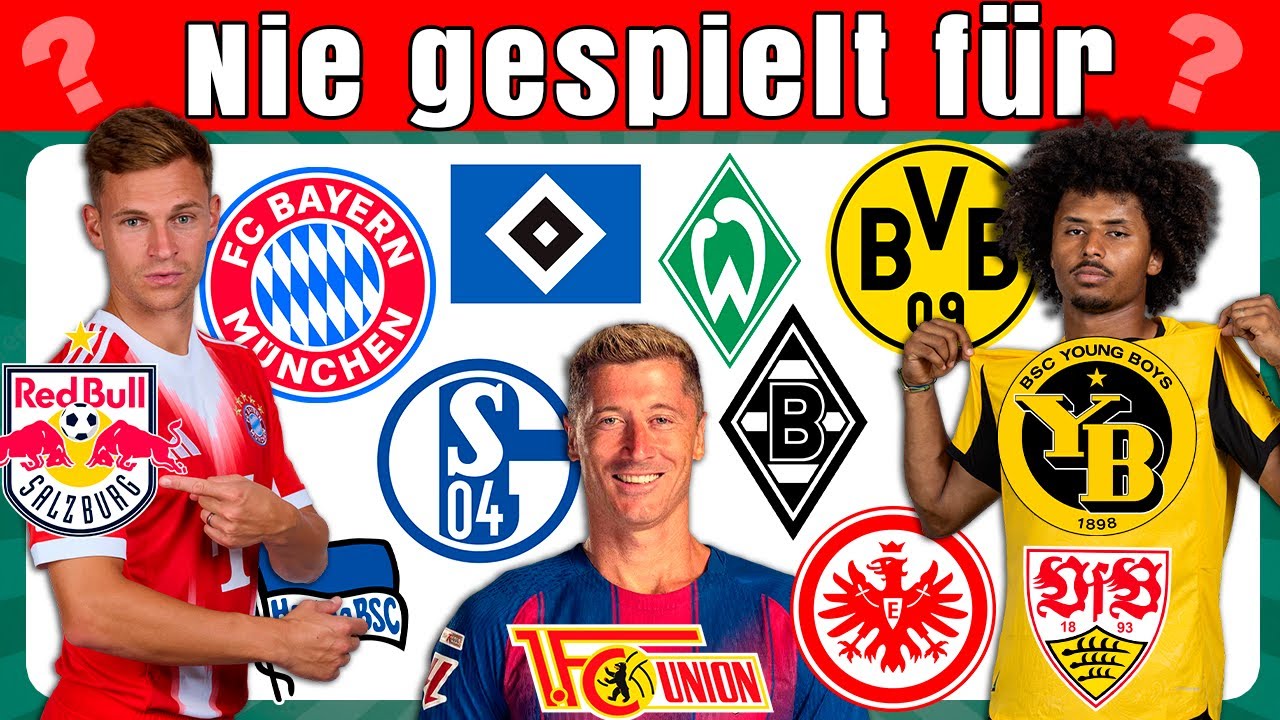 Bei welchem Verein haben die Fußballspieler nie gespielt? | Fußball-Quiz