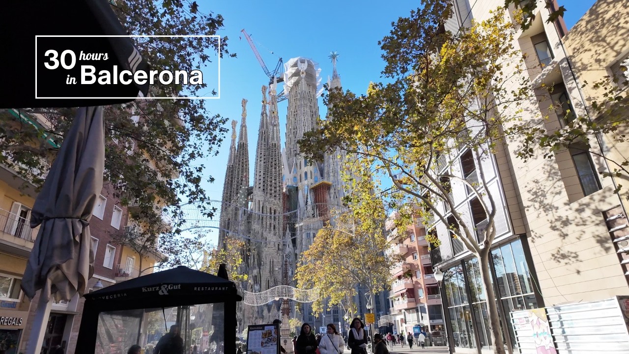 30時間でガウディ・バルセロナ｜ロンドン週末旅 6｜#週末海外旅行 #ロンドン週末旅 #バルセロナ旅行