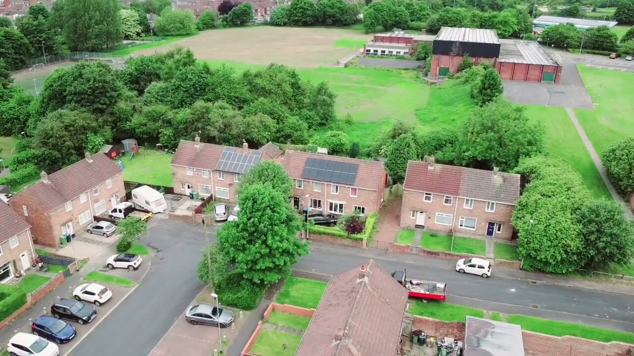 A nice look at my neighbourhood in sunny shildon 2024 #dji #drone