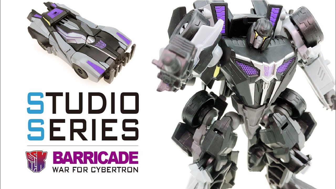 Studio Series Game Edition 02 BARRICADE 電玩工作室 WFC 判官/路障【KL變形金剛玩具分享670】