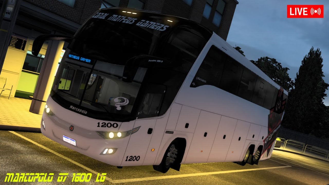 LIVE ON🔥BORA VIAJAR DE ÔNIBUS NO MAPA EAA | ETS 2 1.57