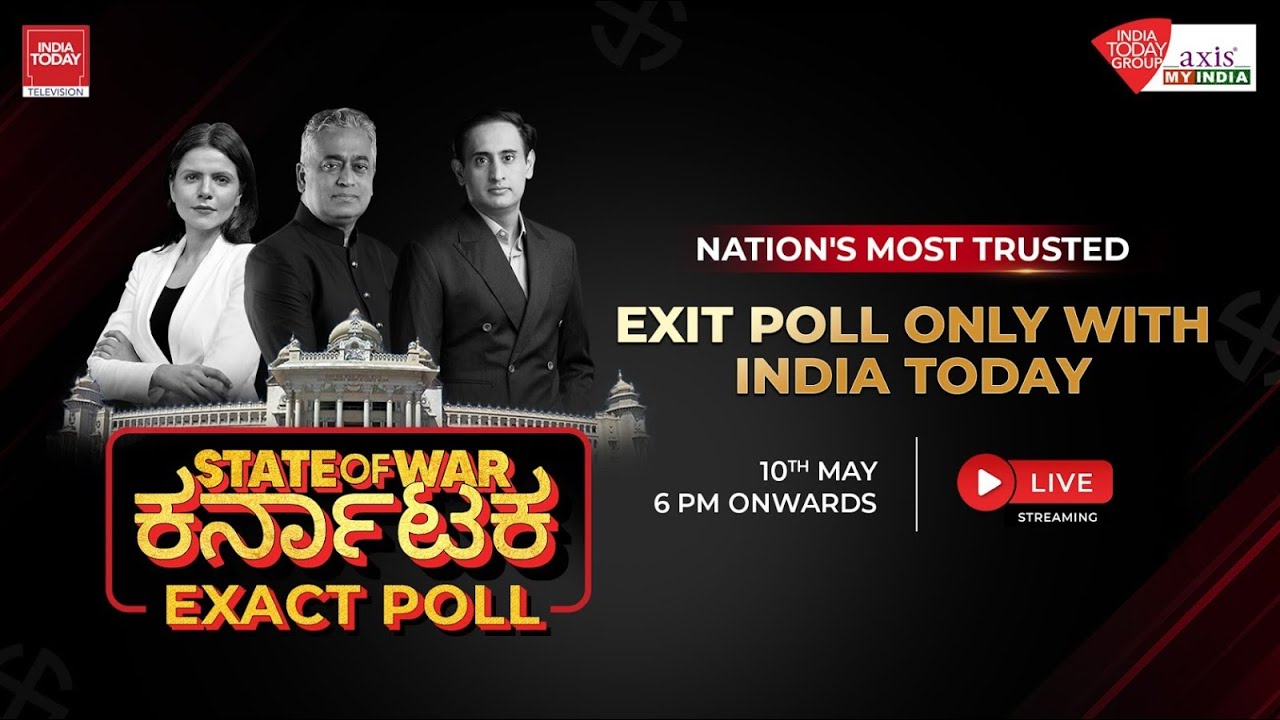India Today Karnataka Exit Poll LIVE: India Today Exit Poll | Who Will Be The Next CM Of Karnataka?