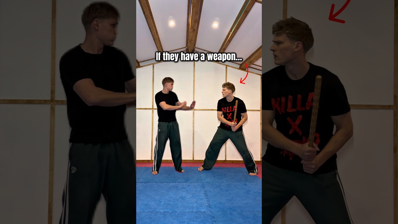 If they have a weapon, do this&hellip;