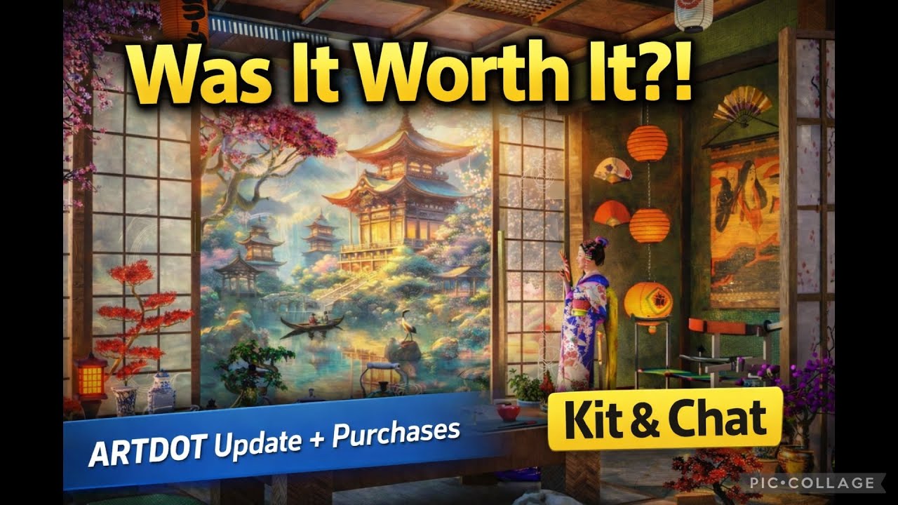 Diamond painting Kit & Chat: ARTDOT Update, New Purchases, I Got Triggered by this book|#wipandchat 