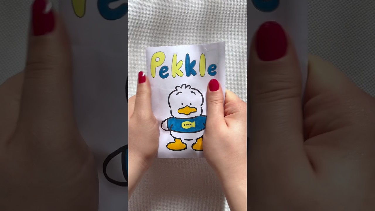 Pekkle Blind bag!🦆#blindbag #squishy #squishypaper #unboxing #sanrio #hellokitty #kuromi #tiktok