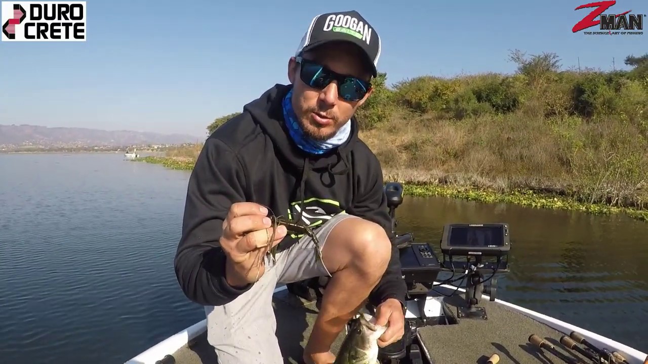 Bass fishing with Protea Bass Angler Robbie Olivier, Inanda Dam South Africa 4 July.
