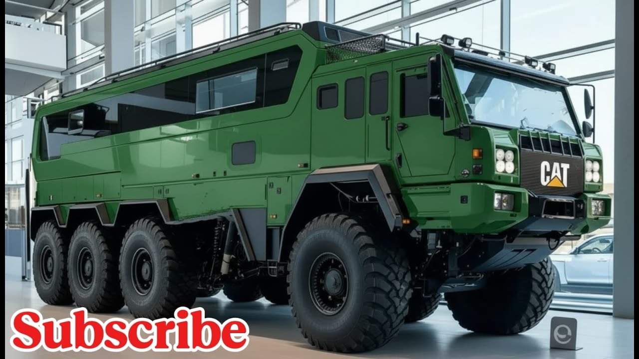 Inside a $6M Caterpillar 8×8 RV — Ultimate Luxury Meets Extreme Terrain | luxurymotorhome