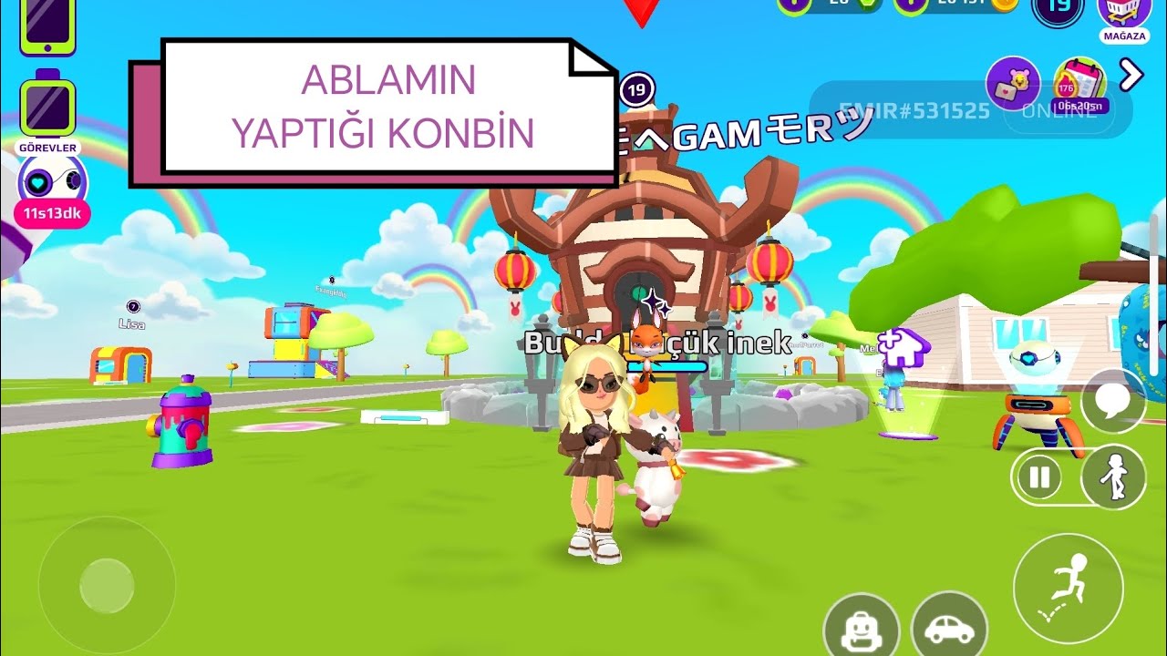 ABLAM KONBİNİMİ YAPTI 🍥🍡🍧🐰🌷