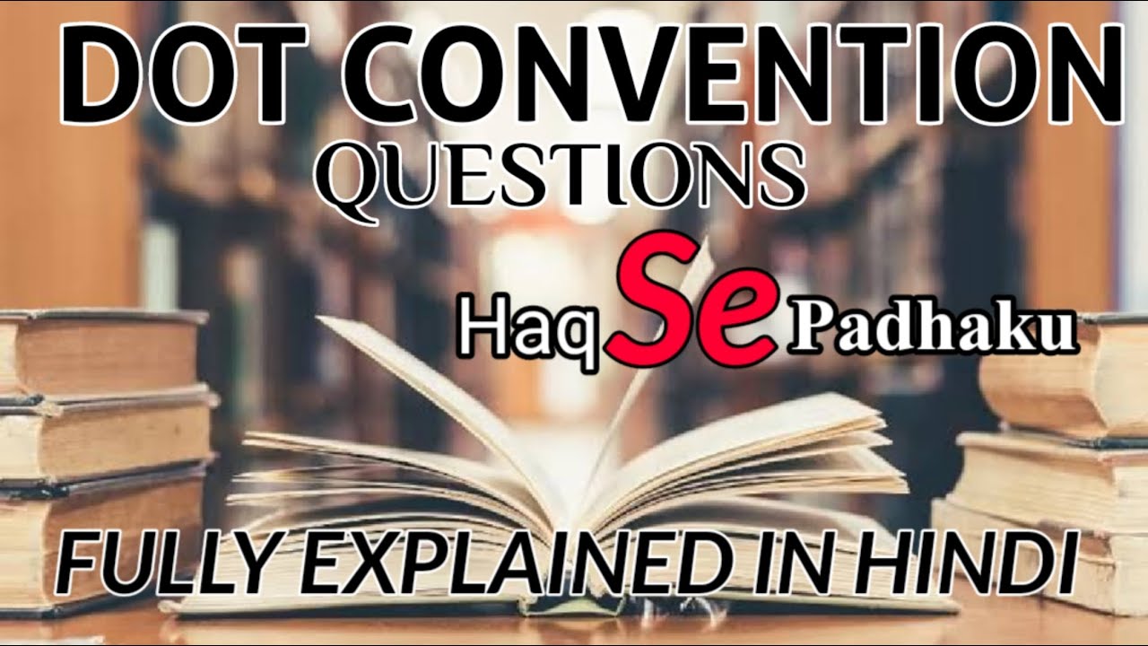 DOT CONVENTION QUESTIONS-1 | FULL CONCEPT EXPLAINED IN HINDI | 1st YEAR ELECTRICAL ENGINEERING