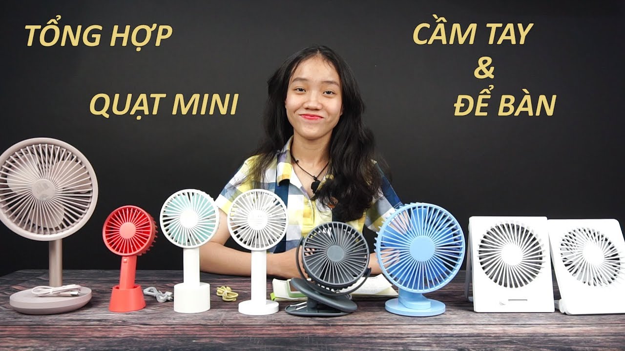 Review Tất Cả Quạt Mini Cầm Tay Smart Frog MF300, MF400 - Solove N9, F3, F5 - VH, VH 04 - ZMI  AF215