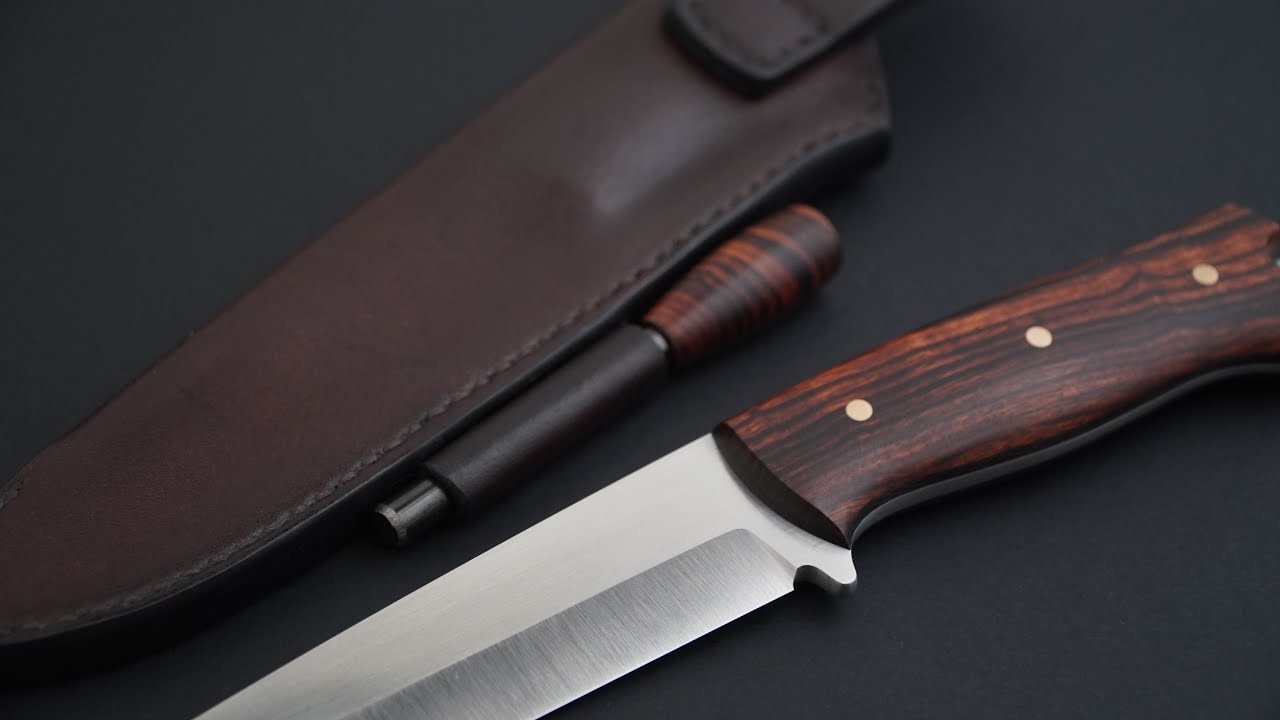 Making A Bushcraft Knife From CPM Magnacut + TSPROF Kadet Pro Review