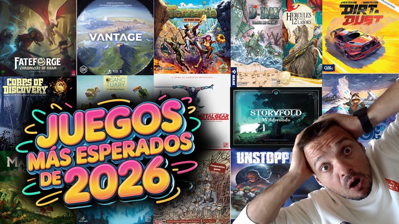 👉 MIS 40 JUEGOS DE MESA más esperados para 2026 🎲 ¿Coincidimos? 🤔