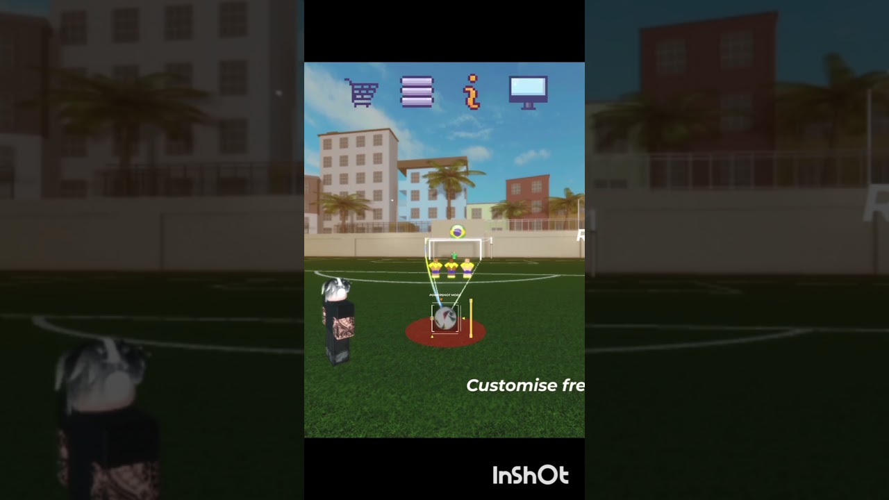 Recreating Pogba's goal in Roblox (free kick simulator)#roblox#soccer#futbal#freekicksimulator