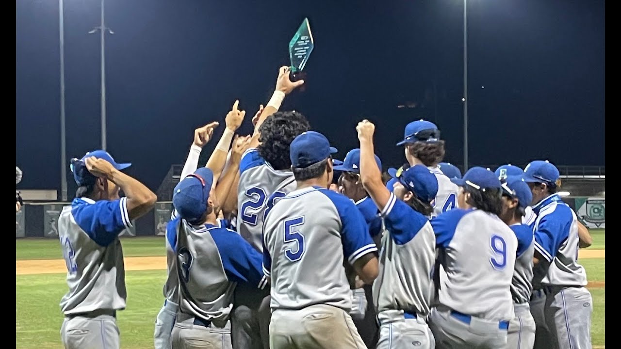 Eastlake celebrates 2021 CIF San Diego Section Open Division baseball title