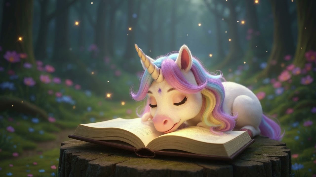 Einhorn Mila🦄und die langsame Schnecke🌙 Ruhige Gute-Nacht-Geschichte für Kinder