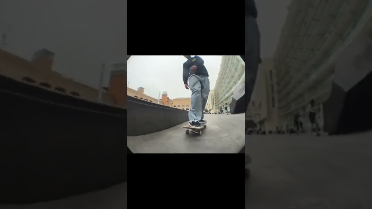 Trabajando Fisheye Test #4 Mini Vx1000 mk1 Second Edition | Santiago Rodriguez KF Boardslide