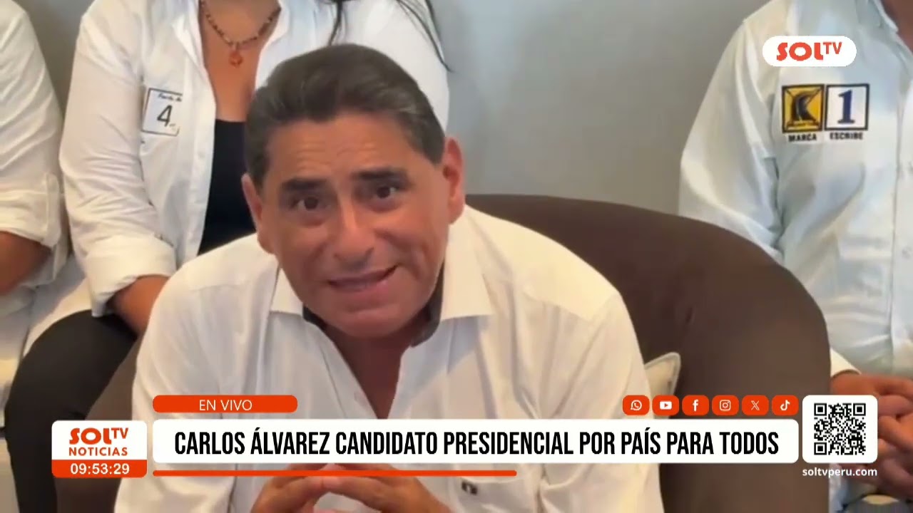 Elecciones 2026: Carlos Álvarez, candidato presidencial por País para Todos.