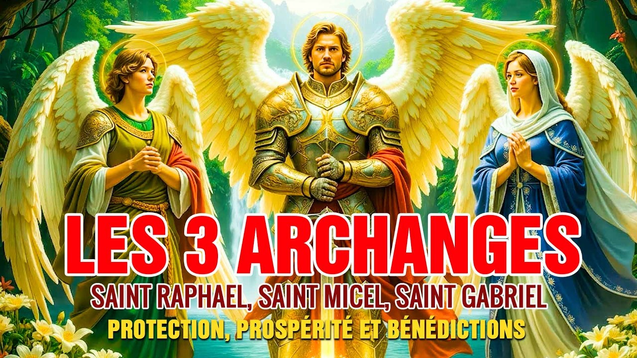 PRIÈRE aux 3 ARCHANGES les plus PUISSANTS ✨ SAINT MICHAEL, SAINT GABRIEL et SAINT RAFAEL