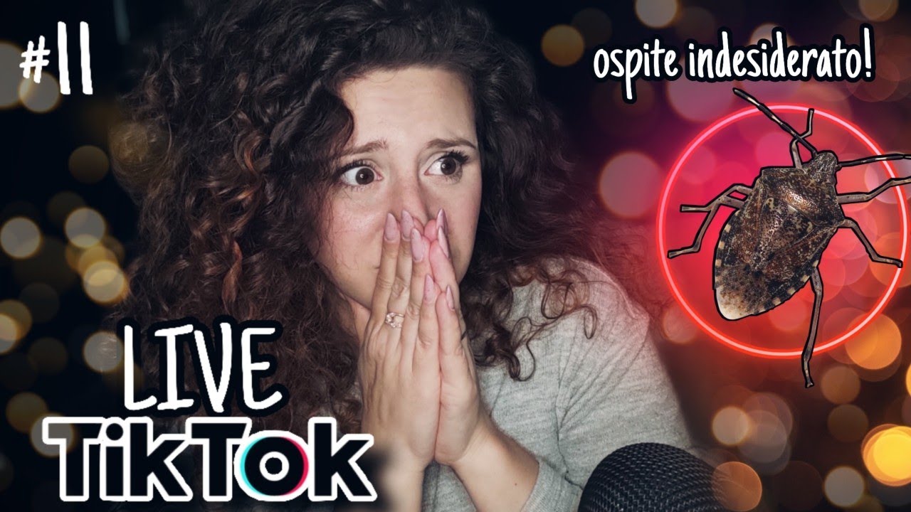 Live #tiktok ASMR ita: PANICO😱 e TRIGGERS😴 (scratching, Slime, cucchiaini)💕