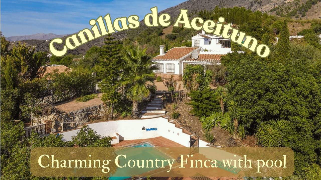 Cosy Finca for sale in Canillas de Aceituno, Andalusia!