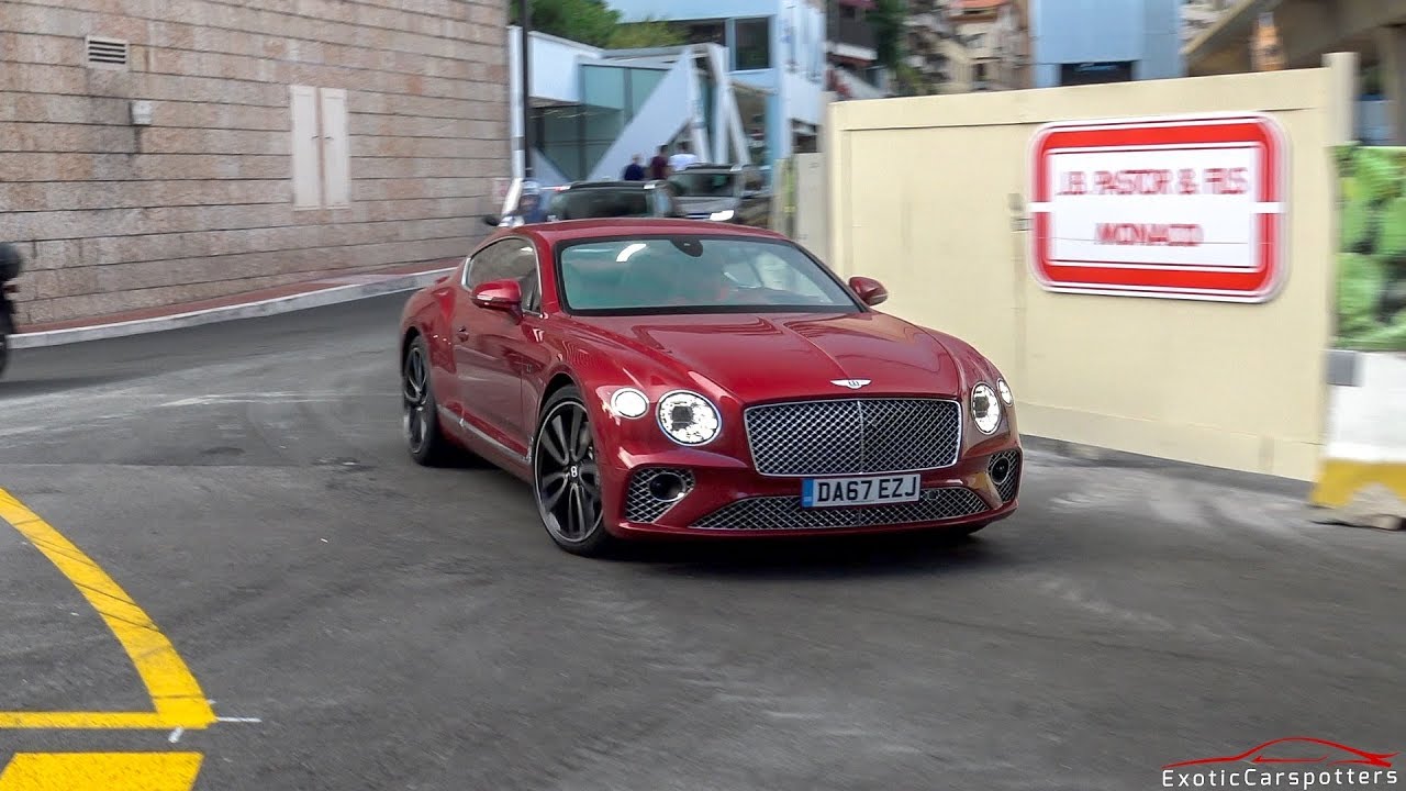 2018 Bentley Continental GT Driving in Monaco !