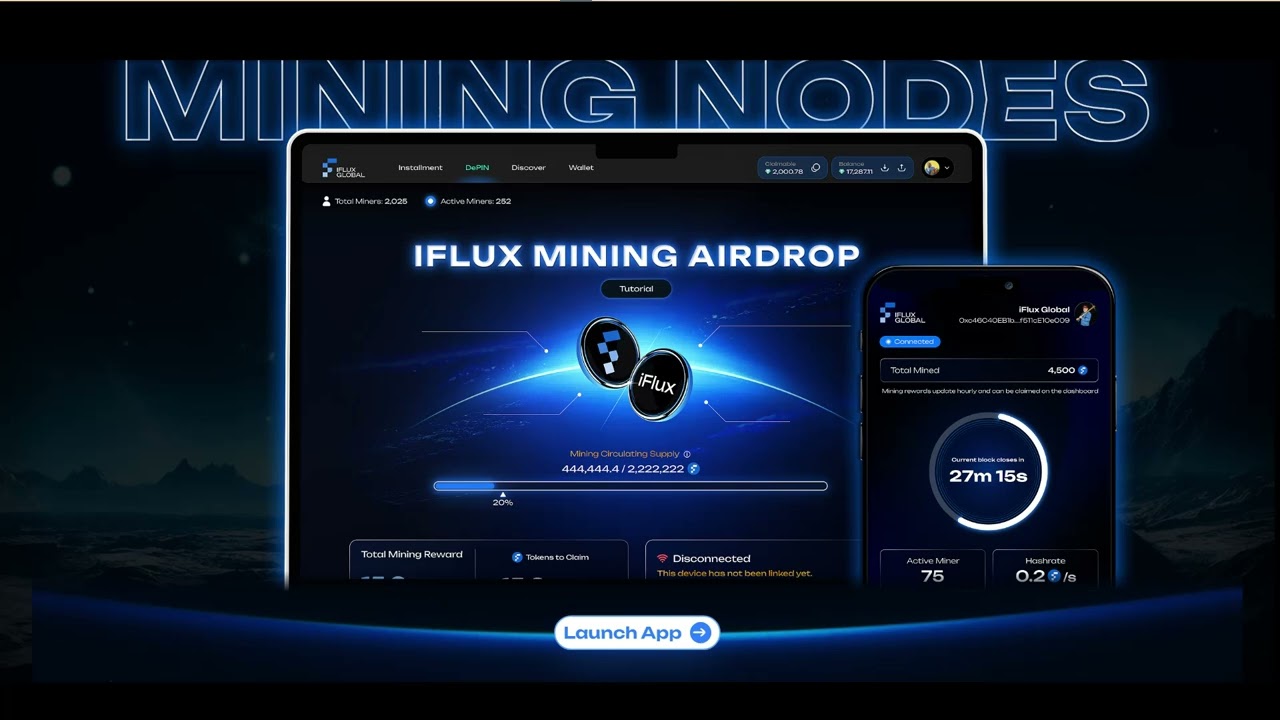 iFlux Global &mdash; майним реальные токены и зарабатываем пассивно с DePIN!