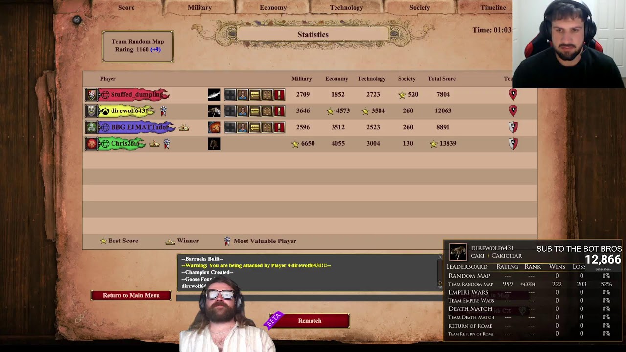 🔴 LIVe AoE2 Team Games Bot Bros duos | Coaching Required | #swagyolo