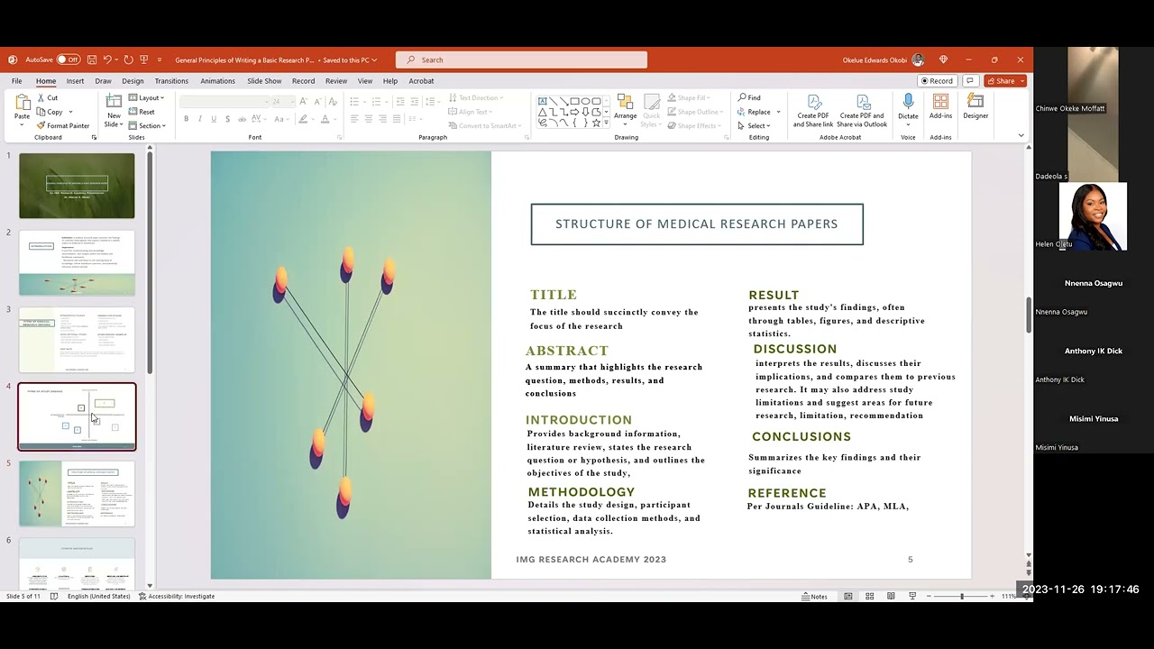 General principles of writing a basic medical research paper