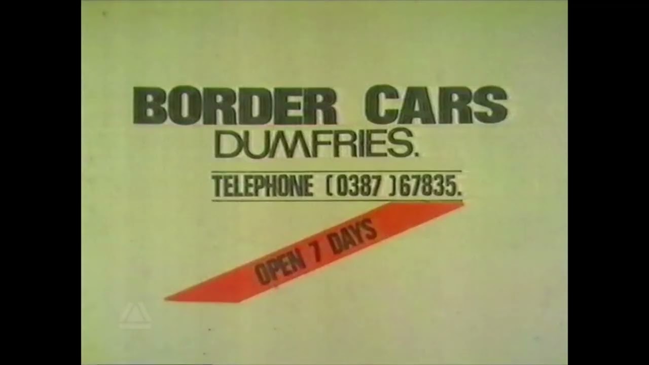Mazda Border Cars UK TV Advert - Wednesday 25th January 1989