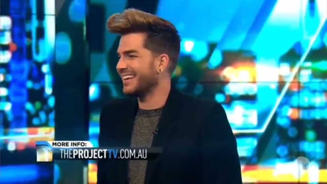 Adam Lambert Interview on 'The Project' - August 03, 2015