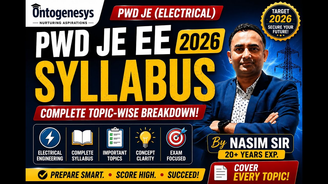 PWD JE EE 2026: Полный разбор учебной программы 🔥 | Что изучать и как подготовиться