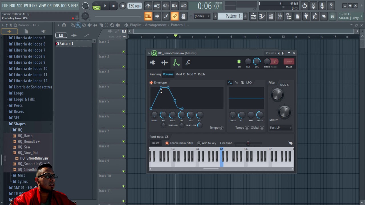 3XOSC Explicaci&oacute;n FL STUDIO 20