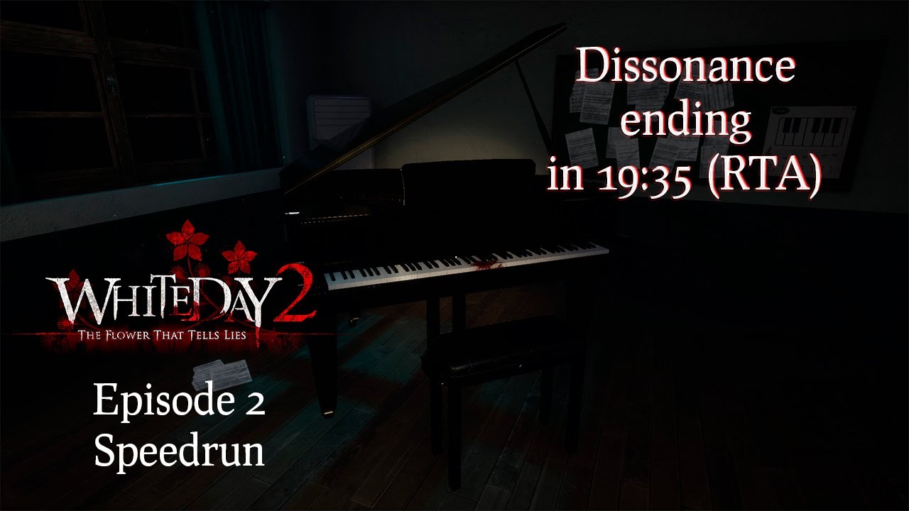 White Day 2 Any% Episode 2 speedrun in 19:35 (RTA)