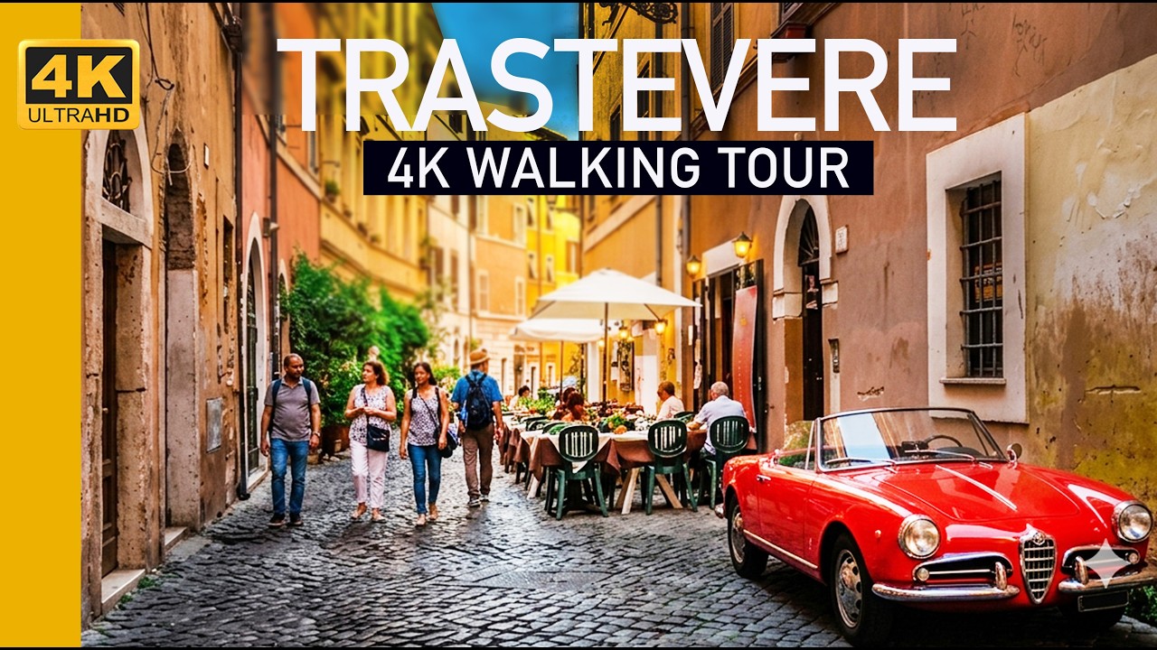 Walking Trastevere Rome Italy NOW! Rome's Trendiest Neighbourhood NOW!