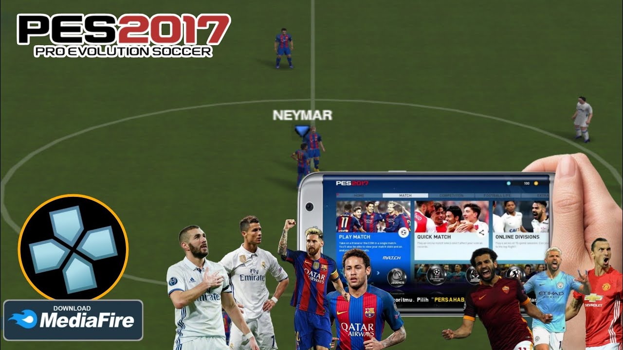 Download Pes 2017 PSP/PPSSPP/ANDROID emulador de PSP 