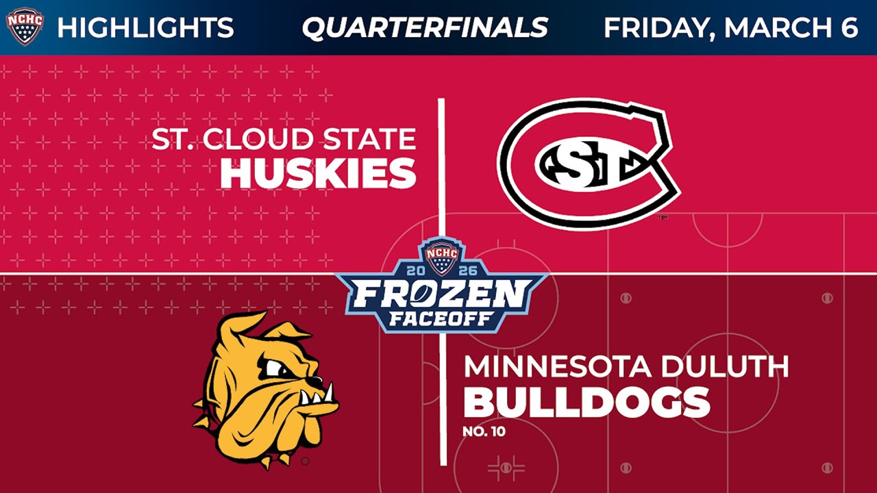 3-6-26 St. Cloud State at Minnesota Duluth Highlights (Frozen Faceoff Quarterfinals)