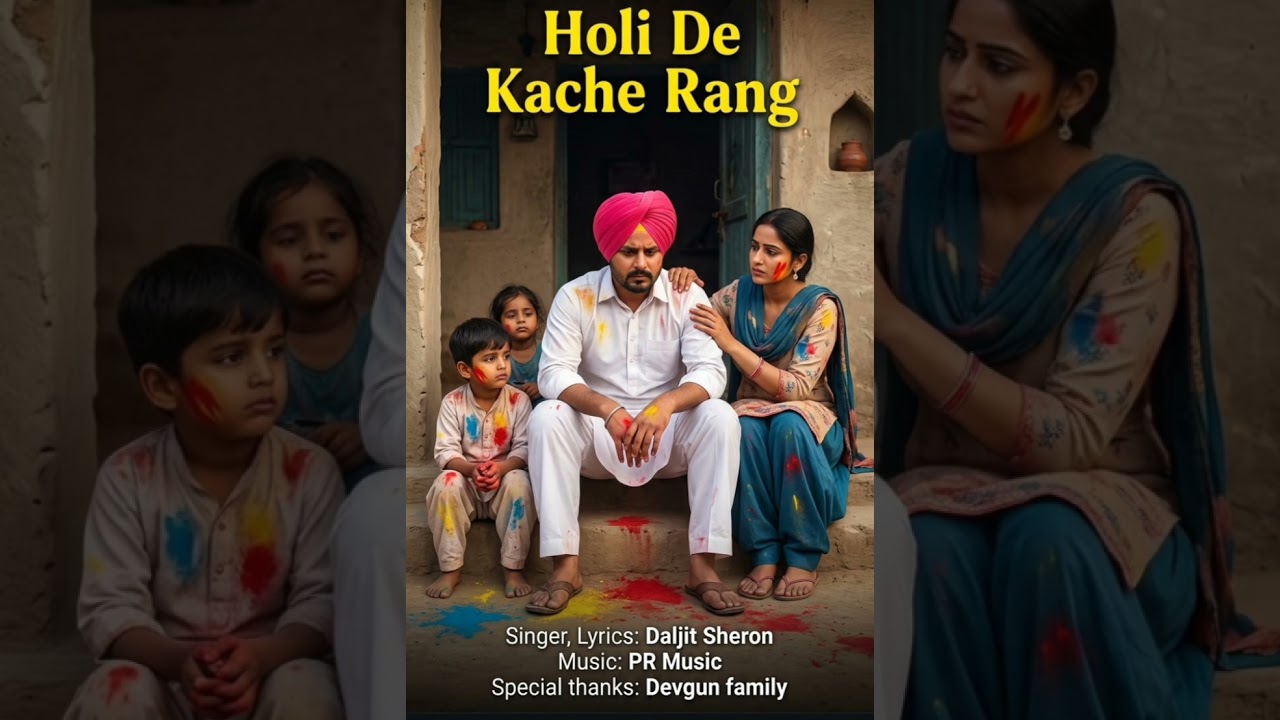 Holi De Kache Rang | Daljit Sheron | New Punjabi Song 2026 | PR Music