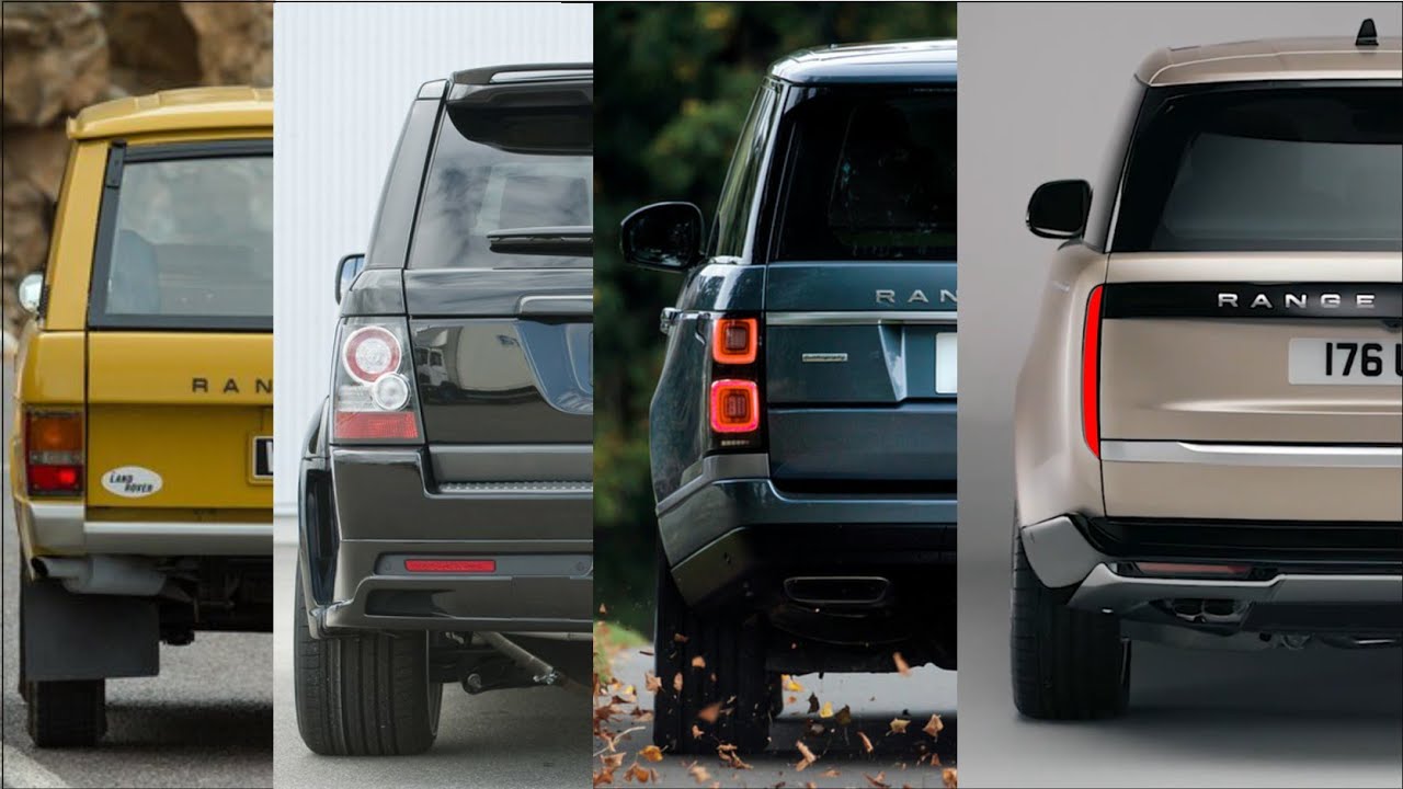 Evolution of Range Rover 1970 - 2022